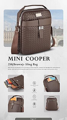 250(Brown)- Sling Bag