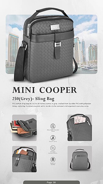 250(Brown)- Sling Bag