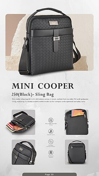 250(Brown)- Sling Bag