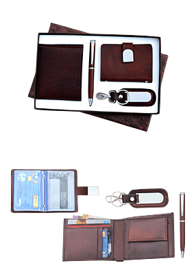 GENUINE LEATHER  SET 734 COMBO SET