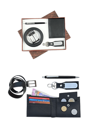 GENUINE LEATHER SET 3444 COMBO SET