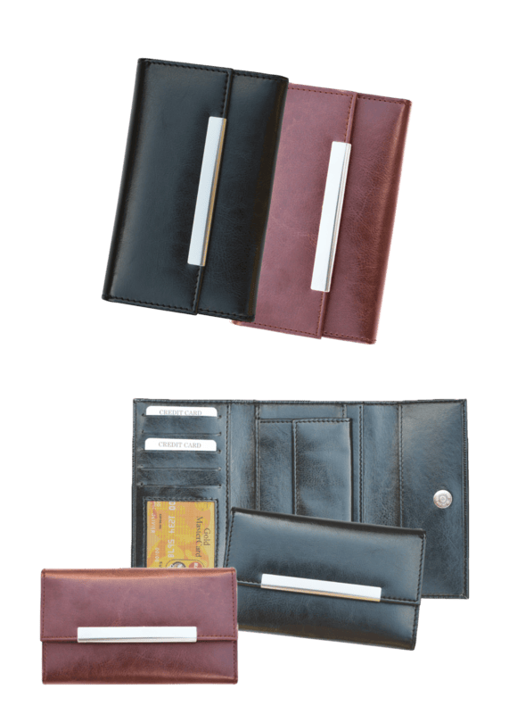 VEGAN LEATHER  LW 128 R  FEMALE WALLETS