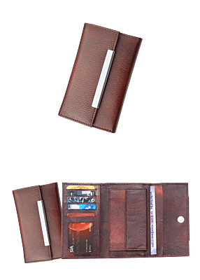 GENUINE LEATHER  UW 02 L  FEMALE WALLETS
