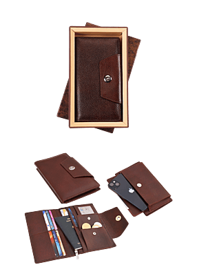 GENUINE LEATHER UW 01 L FEMALE WALLETS