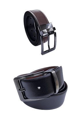 GENUINE LEATHER  BELT R Reversible Belt