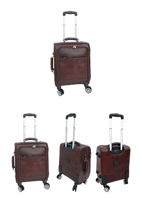 GENUINE LEATHER  TB 02 L  TROLLEY BAG