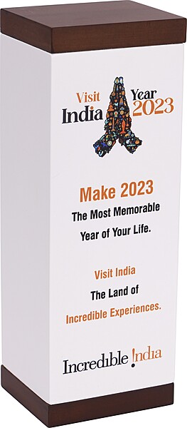 INCREDIBLE INDIA CUSTOM CUTOUT TGROPHY