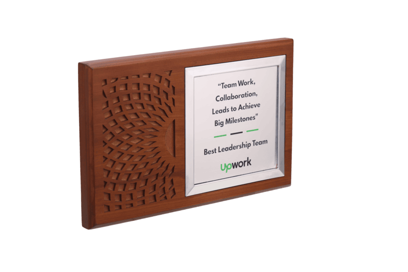 UPWORK  2 IN 1 CUSTOM CUTOUT TROPHY