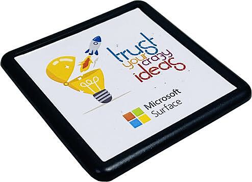 PLASTIC FRIDGE MAGNET SQUARE