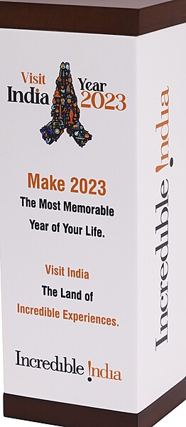 INCREDIBLE INDIA CUSTOM CUTOUT TGROPHY