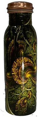 Jointless screw capped copper bottle 400 ML 21