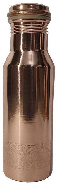 Jointless screw capped copper bottle 950ML 28
