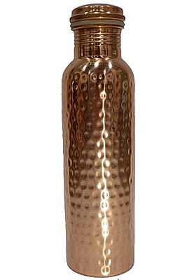 Jointless screw capped copper bottle 650ML