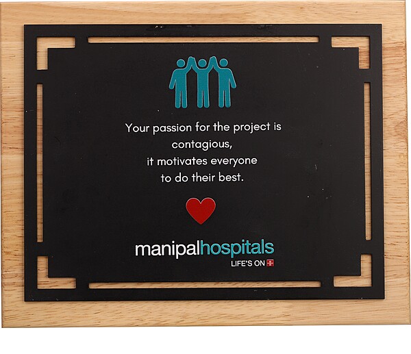 MANIPAL HOSPITAL PLAQUES TROPHY