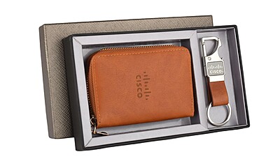 CISCO CARD HOLDER & KEYCHAIN SET