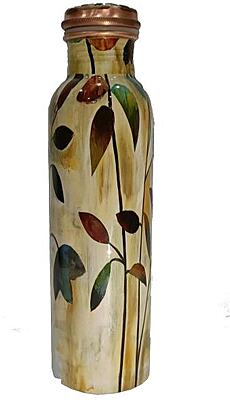 Jointless screw capped copper bottle 04