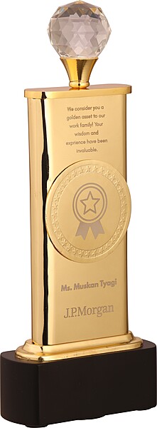 J P MORGAN STATUES TROPHY