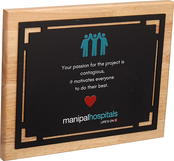 MANIPAL HOSPITAL PLAQUES TROPHY