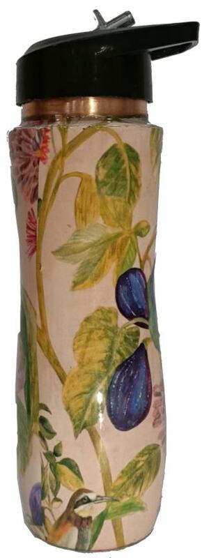 Jointless sipper capped copper bottle 750ML 42