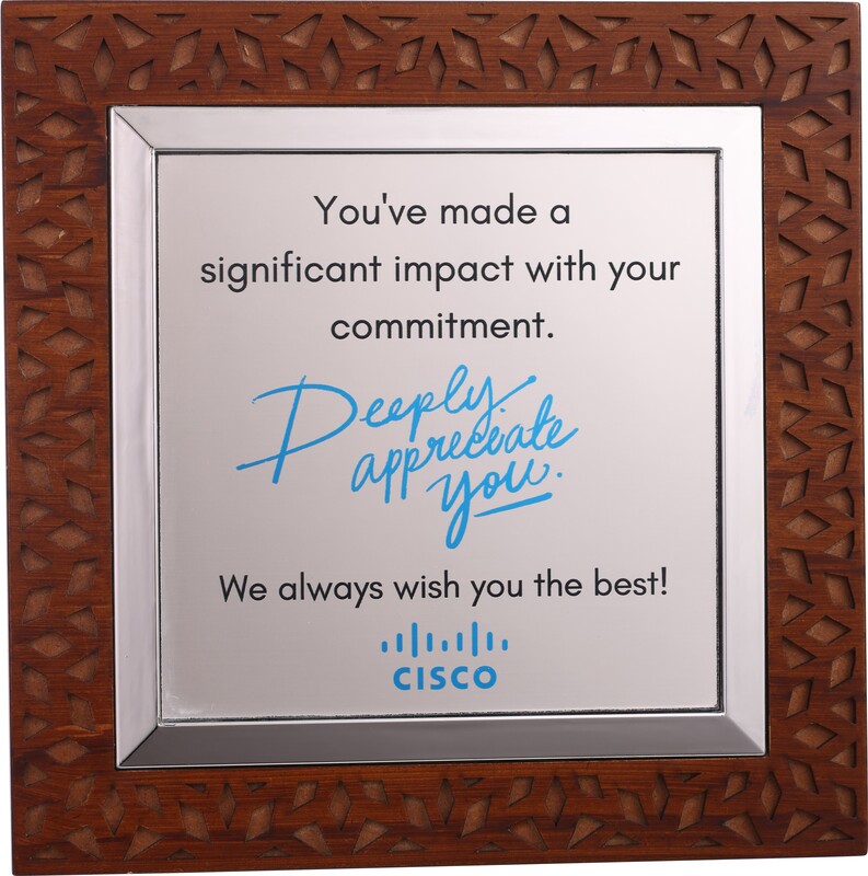CISCO PLAQUES TROPHY