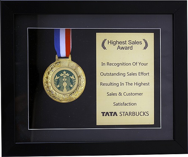 TATA STARBUCKS PLAQUES TROPHY