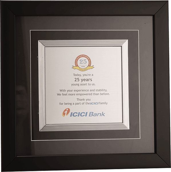 ICICI BANK PLAQUES TROPHY