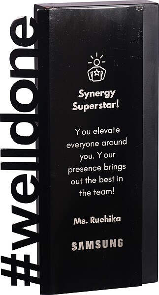 SAMSUNG CUSTOM CUTOUT TROPHY