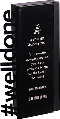 SAMSUNG CUSTOM CUTOUT TROPHY