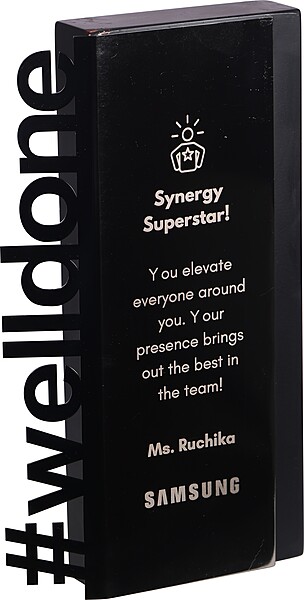 SAMSUNG CUSTOM CUTOUT TROPHY