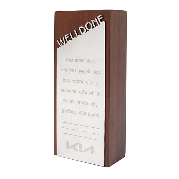 KIA  CUSTOM CUTOUT TROPHY