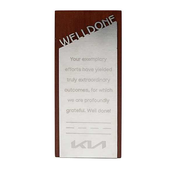KIA  CUSTOM CUTOUT TROPHY