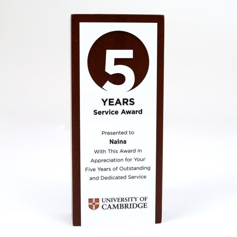 UNIVERSITY OF CAMBRIDE  CUSTOM CUTOUT TROPHY+