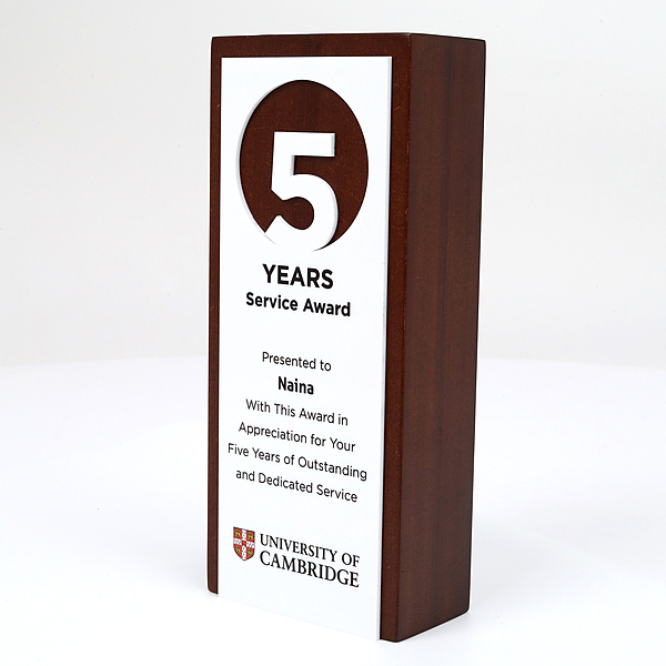 UNIVERSITY OF CAMBRIDE  CUSTOM CUTOUT TROPHY+