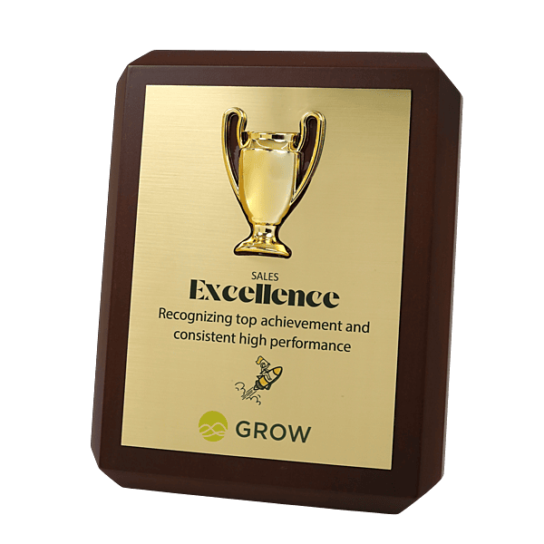 GROW  PLAQUES TROPHY