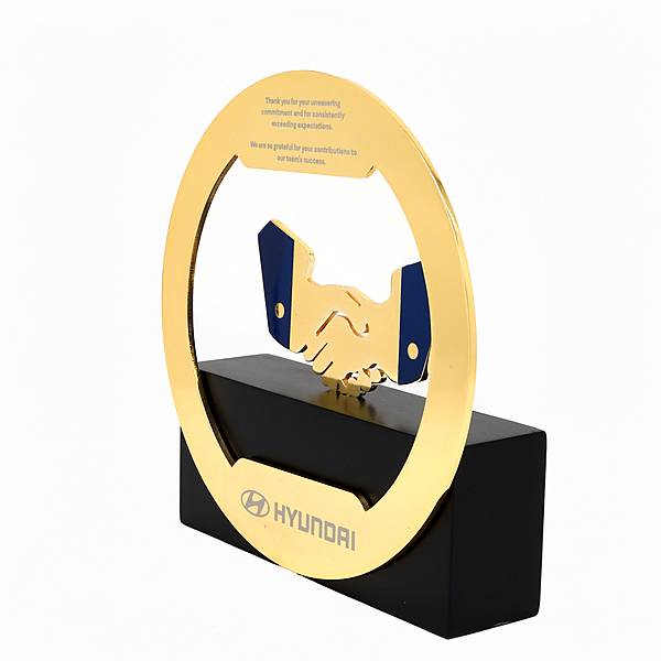 HYUNDAI  CUSTOM CUTOUT TROPHY
