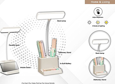 DESK LAMP PEN STAND MOBILE STAND  Beam
