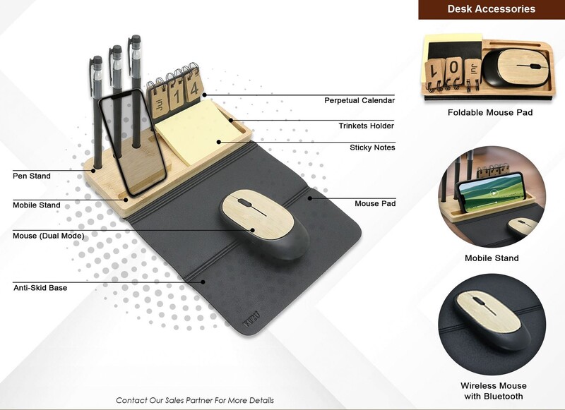 Bamboo Desk Set with Mouse, Mouse Pad, Calendar & Utility Stands EcoBundle Bamboo Desk Set with Mouse, Mouse Pad, Calendar & Utility Stands EcoBundle