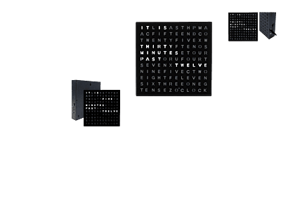 LIGHT UP WORD CLOCK  Grid