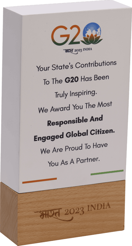 G20  2 IN 1 CUSTOM CUTOUT TROPHY