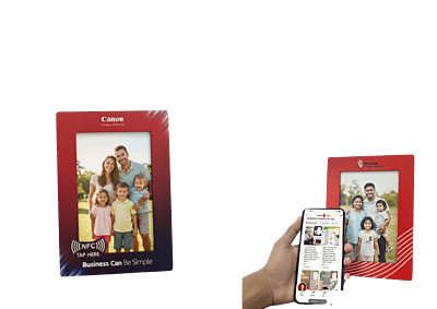 VERTICAL HIGH GLOSS PHOTO FRAME IN MDF WITH NFC TAG