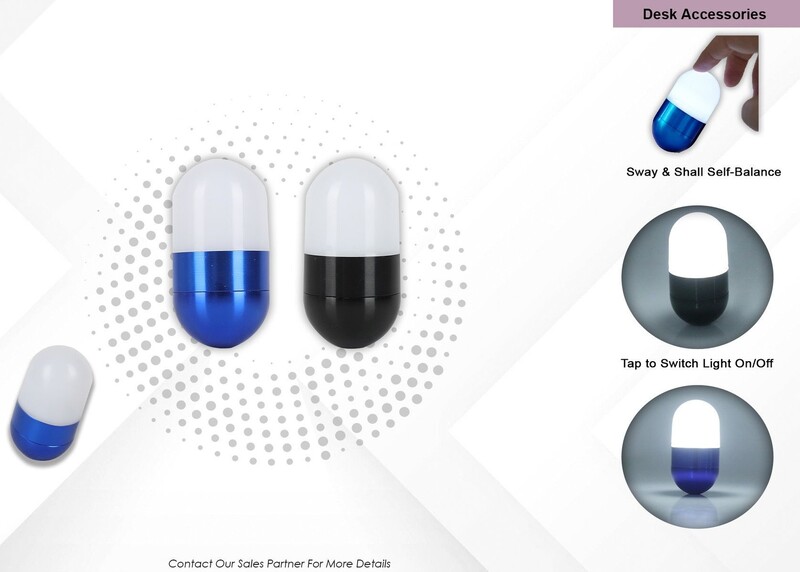 CAPSULE SHAPED DESKTOP LIGHT Tap n Sway CAPSULE SHAPED DESKTOP LIGHT Tap n Sway