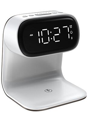 Clock Lamp with Wireless Charger