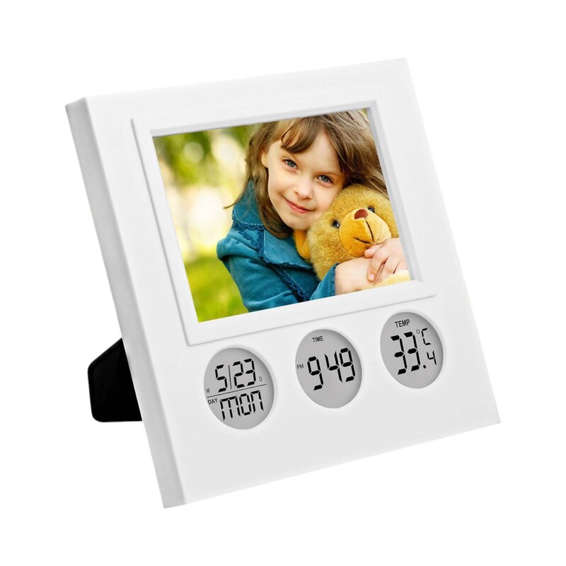 Bubble Clock with Photo Frame