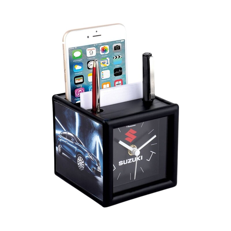 Table Clock with Pad & Mobile Holder
