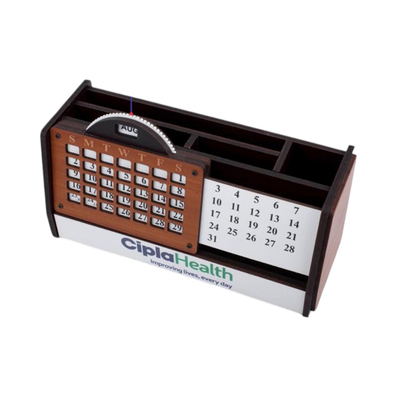 Wooden Lifetime Calendar with Multi Holders