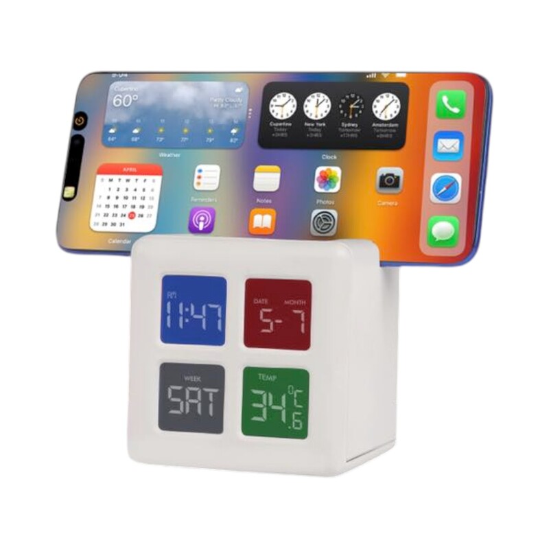Magic Table Clock with Tumbler Color Display