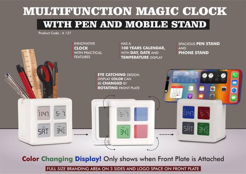Magic Table Clock with Tumbler Color Display