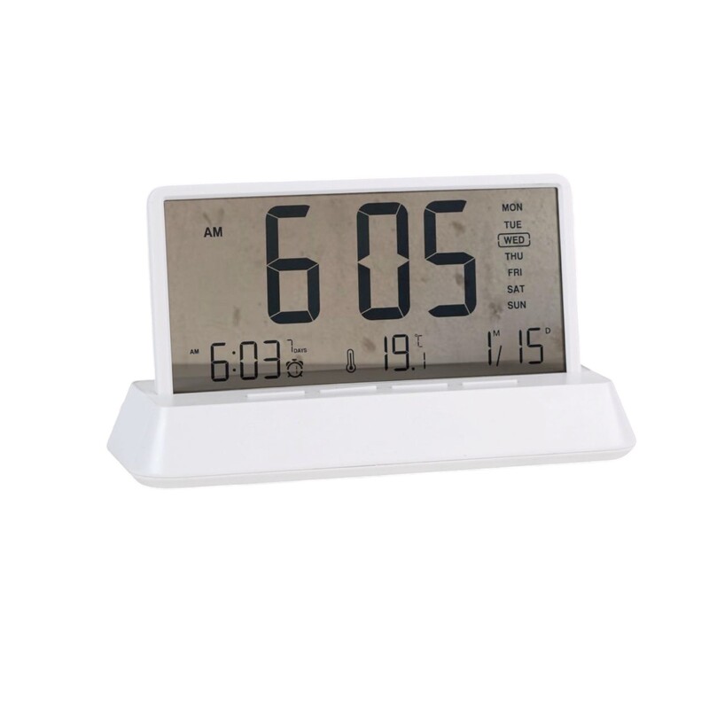 Axis See-Through Temperature Clock
