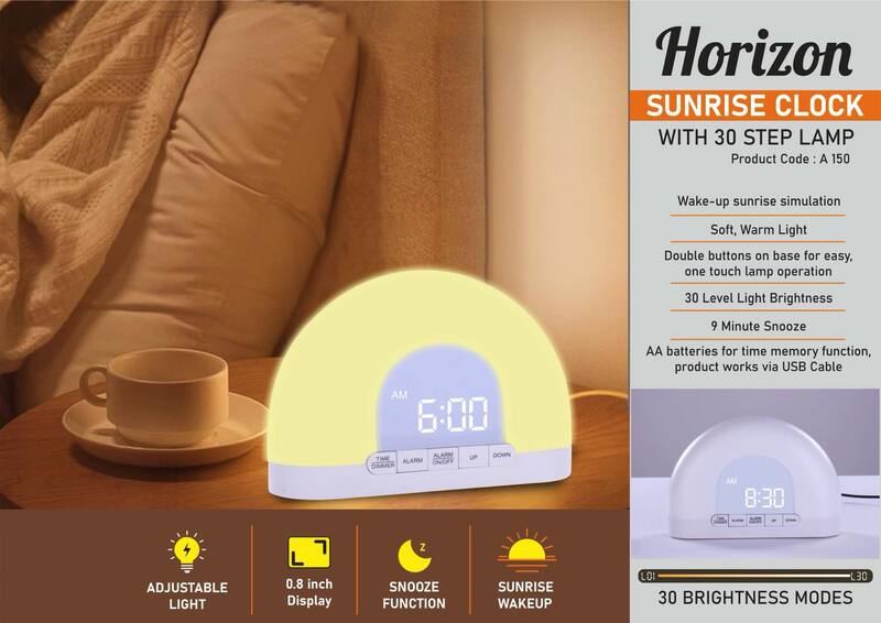 Horizon Sunrise Lamp Clock