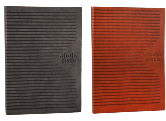 Cisco A5 notebook with memorandum & Bookmark ribbon Cisco A5 notebook with memorandum & Bookmark ribbon